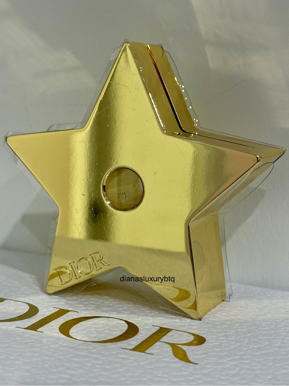 NIB Dior Gold Star Photo Holder